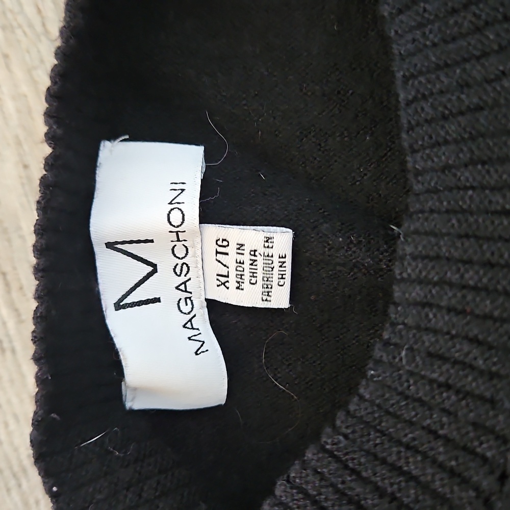 Magaschoni Black Knit Sweater - Picture 3 of 4